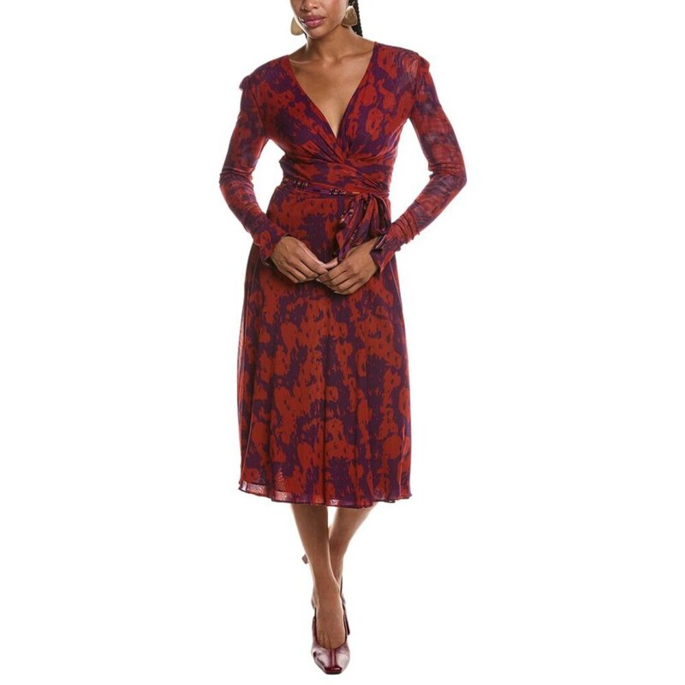 Diane Von Furstenberg Womens Carmen Reversible Wrap Dress